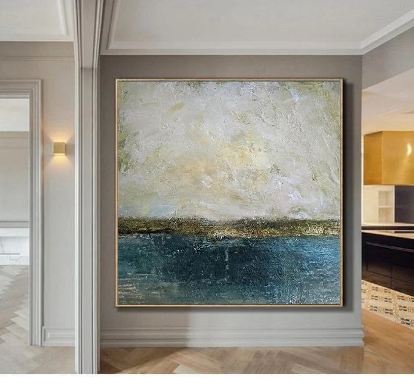 Evening Landscape Canvas Sky Abstract Canvas Artwork KVJO6 wall art